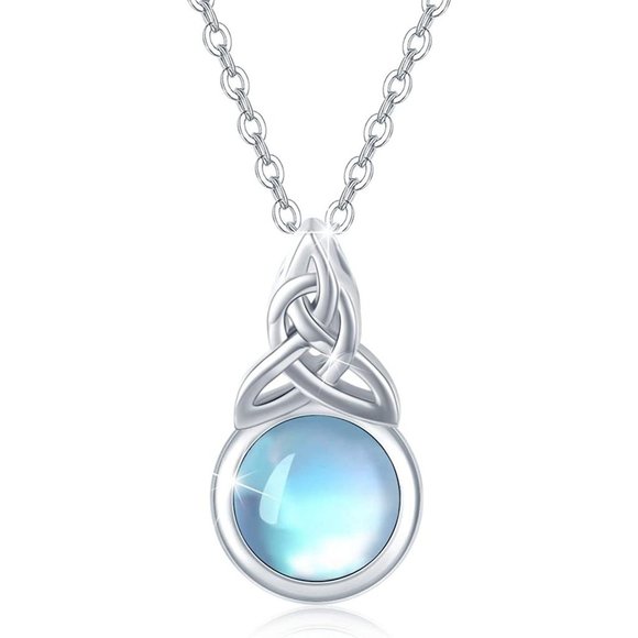 Trinity Sterling Silver Moonstone Chain - Picture 3 of 3